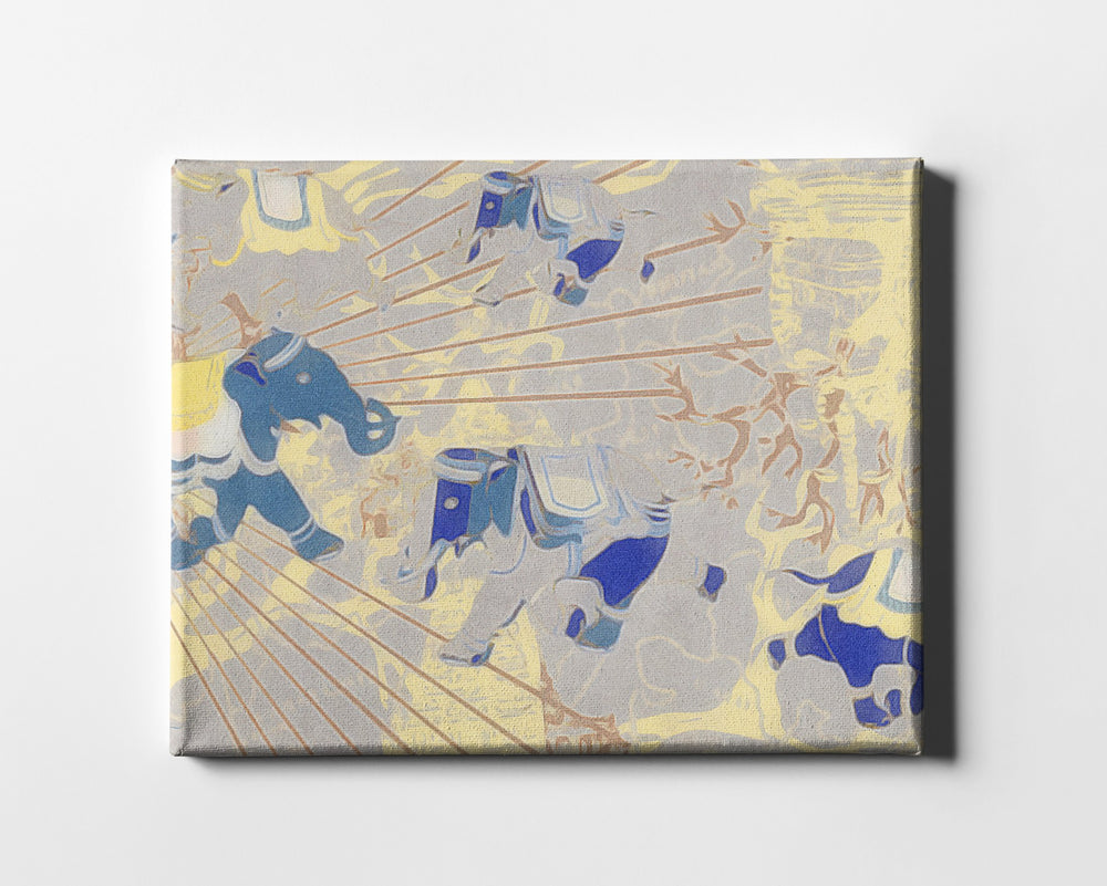 Homeroots Wrapped Canvas Print Wall Art  Premium Stretched Canvas 471204