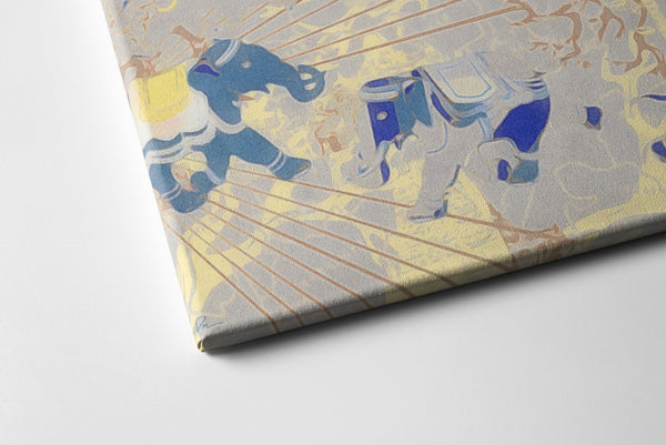 Homeroots Wrapped Canvas Print Wall Art  Premium Stretched Canvas 471204