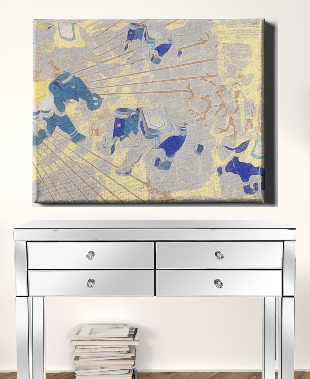 Homeroots Wrapped Canvas Print Wall Art  Premium Stretched Canvas 471204