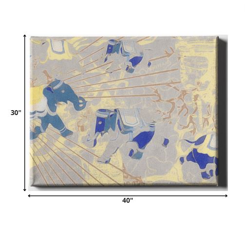 Homeroots Wrapped Canvas Print Wall Art  Premium Stretched Canvas 471204