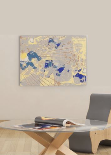 Homeroots Wrapped Canvas Print Wall Art  Premium Stretched Canvas 471204