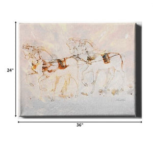 Homeroots Wrapped Canvas Print Wall Art  Premium Stretched Canvas 471211