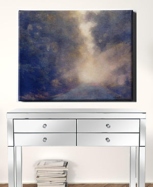 HomeRoots Wrapped Canvas Print Wall Art - Vibrant Modern Décor for Living Spaces, Offices & Entryways 30" H x 40" W x 3" D 471220
