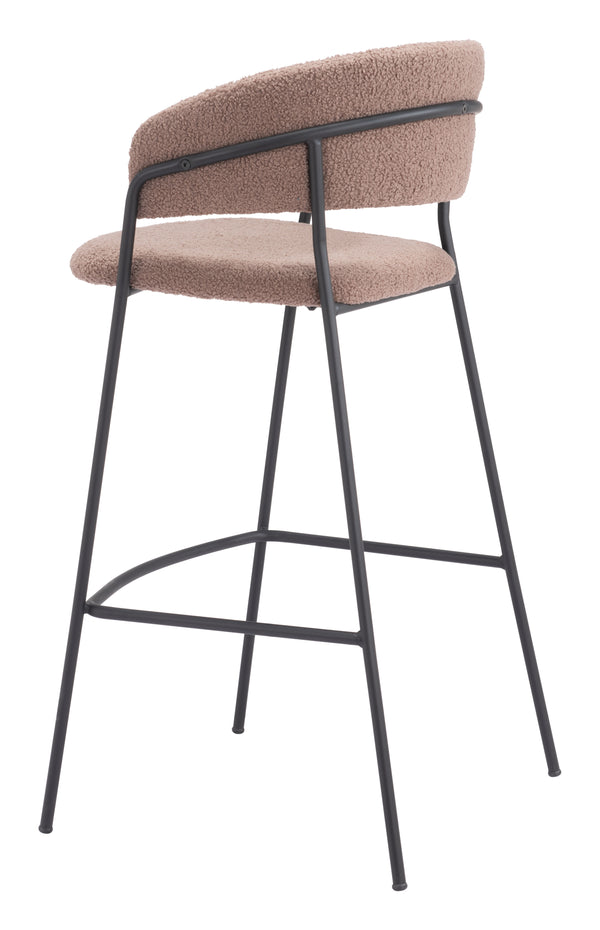 Josephine Barstool - Set of 2 Brown 109674 Zuo Modern