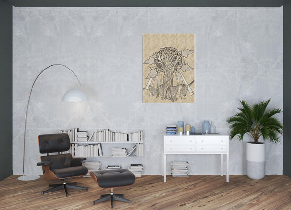 Homeroots Wrapped Canvas Print Wall Art  Premium Stretched Canvas 471273