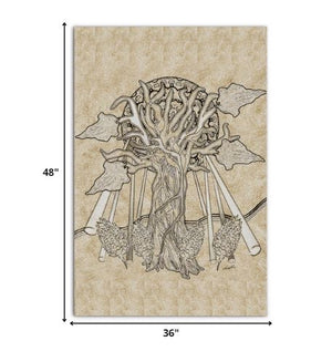 Homeroots Wrapped Canvas Print Wall Art  Premium Stretched Canvas 471273