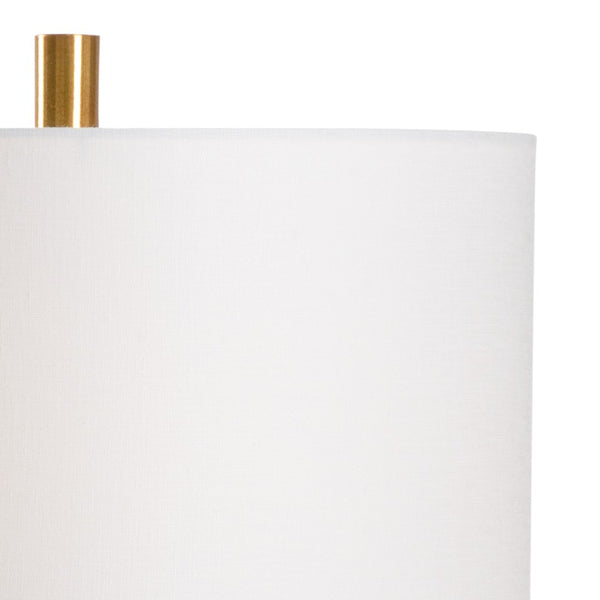 Wildwood Calacatta Luxurious Bottle Lamp With Cream Glass And Flowing Gold Veining For Warm Ambient Light And Style 27.5h x 9.75w x 9.75d 47128