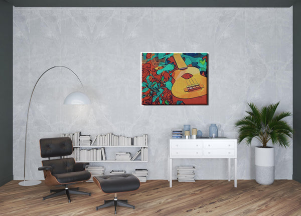 Homeroots Wrapped Canvas Print Wall Art  Premium Stretched Canvas 471297