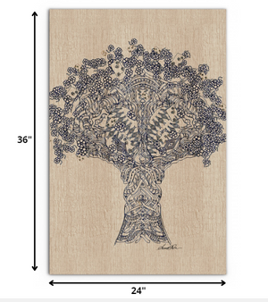 Homeroots Wrapped Canvas Print Wall Art  Premium Stretched Canvas 471303