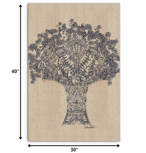 Homeroots Wrapped Canvas Print Wall Art  Premium Stretched Canvas 471304