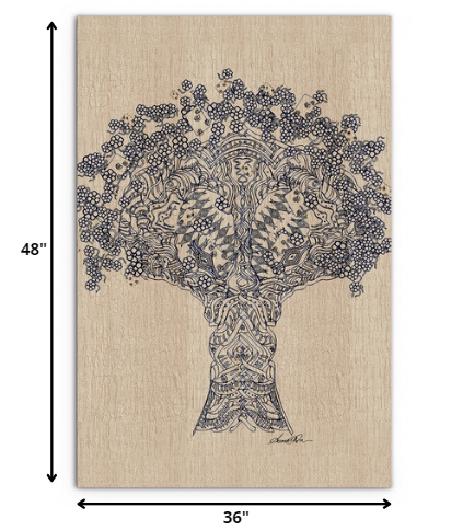 Homeroots Wrapped Canvas Print Wall Art  Premium Stretched Canvas 471305