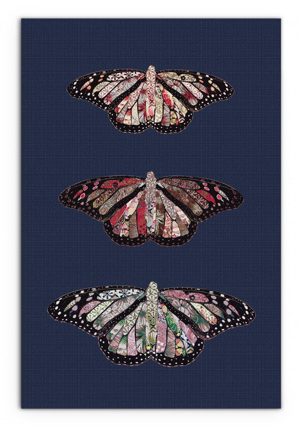 HomeRoots Wrapped Butterfly Canvas Print Wall Art – Elegant Home Décor for Nature Lovers and Gift Giving 24" H x 36" W x 3" D 471355