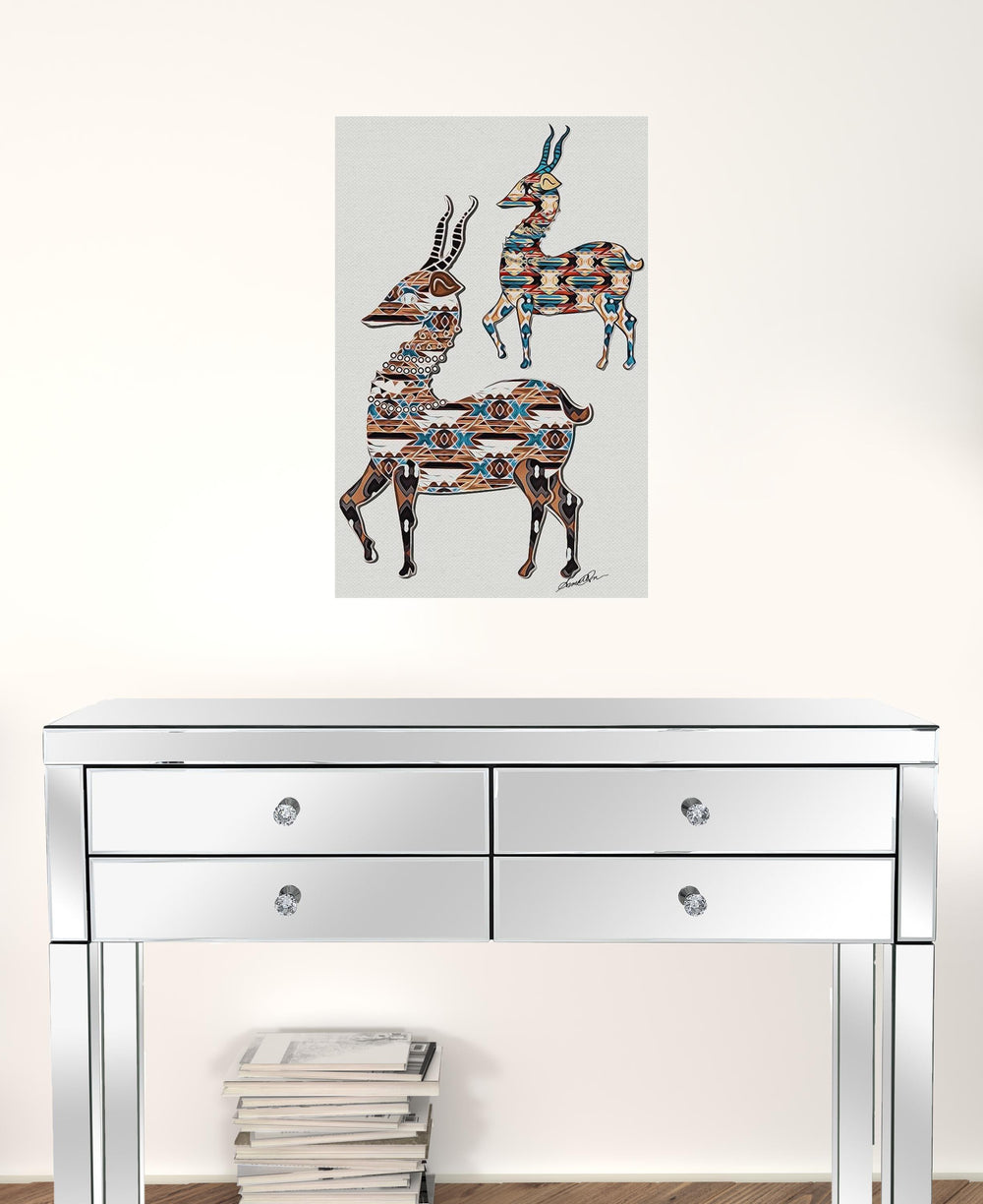 Homeroots Wrapped Canvas Print Wall Art  Premium Stretched Canvas 471362