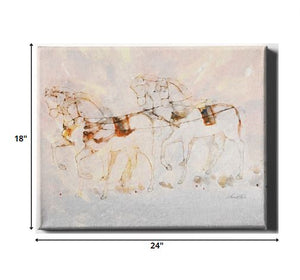 Homeroots Wrapped Canvas Print Wall Art  Premium Stretched Canvas 471378