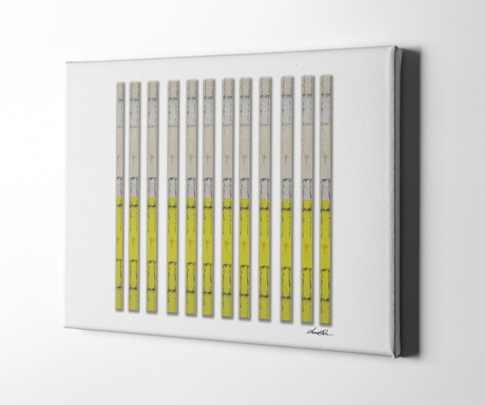 HomeRoots Wrapped Canvas Print Wall Art - Vibrant Contemporary Design for Modern Home Decor Refresh 24" H x 36" W x 3" D 471391