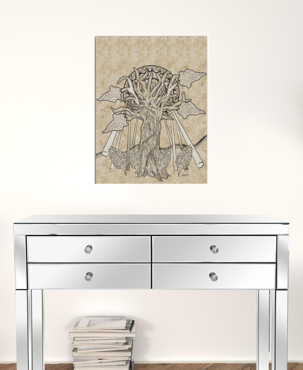 Homeroots Wrapped Canvas Print Wall Art  Premium Stretched Canvas 471438