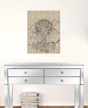 Homeroots Wrapped Canvas Print Wall Art  Premium Stretched Canvas 471438