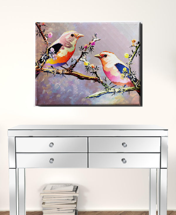 Homeroots Wrapped Canvas Print Wall Art  Premium Stretched Canvas 471443