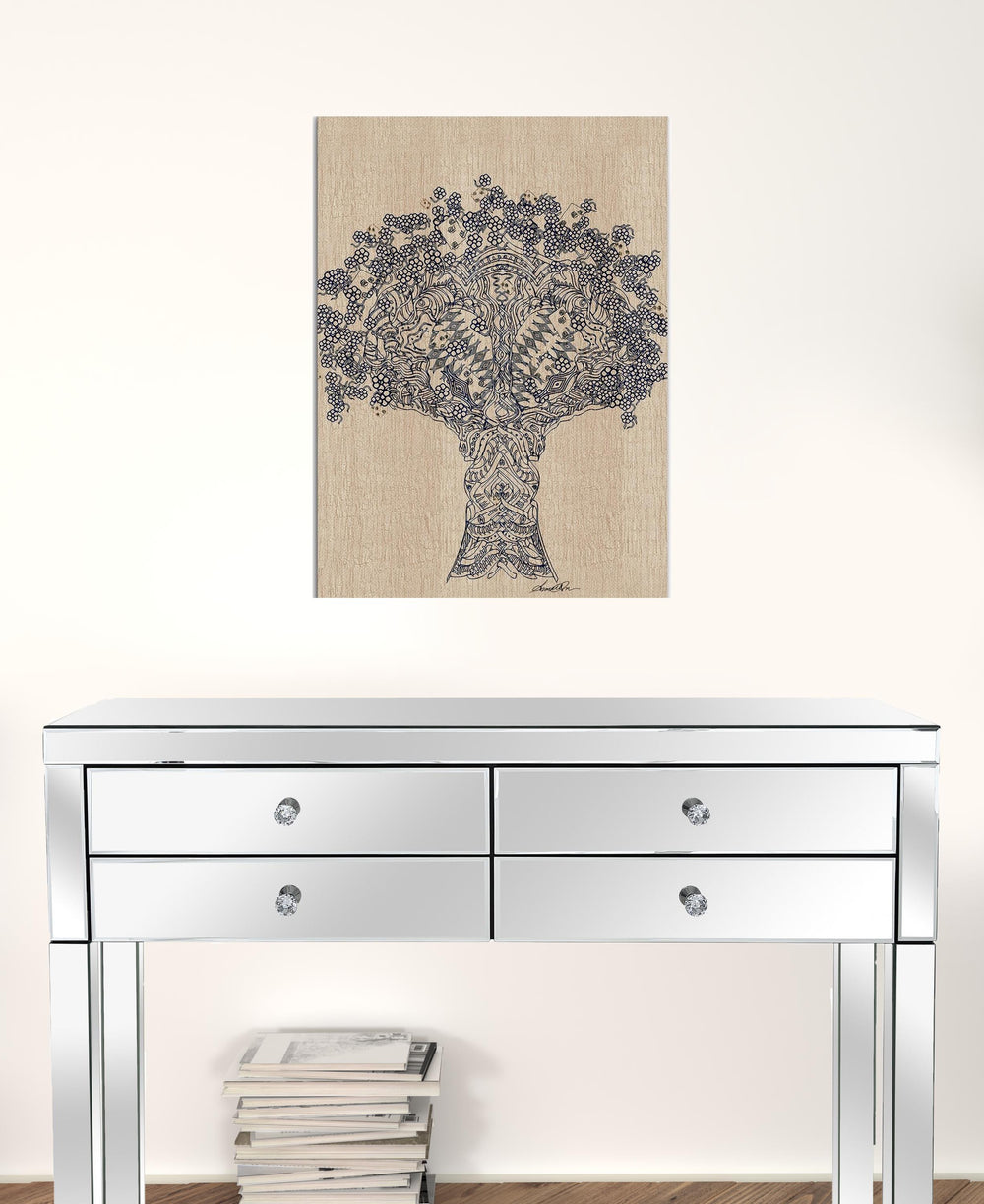 Homeroots Wrapped Canvas Print Wall Art  Premium Stretched Canvas 471470