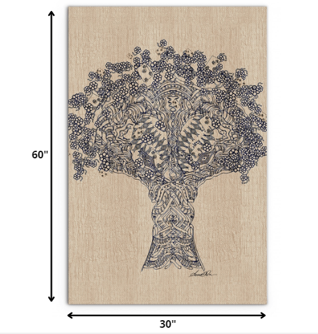 Homeroots Wrapped Canvas Print Wall Art  Premium Stretched Canvas 471473