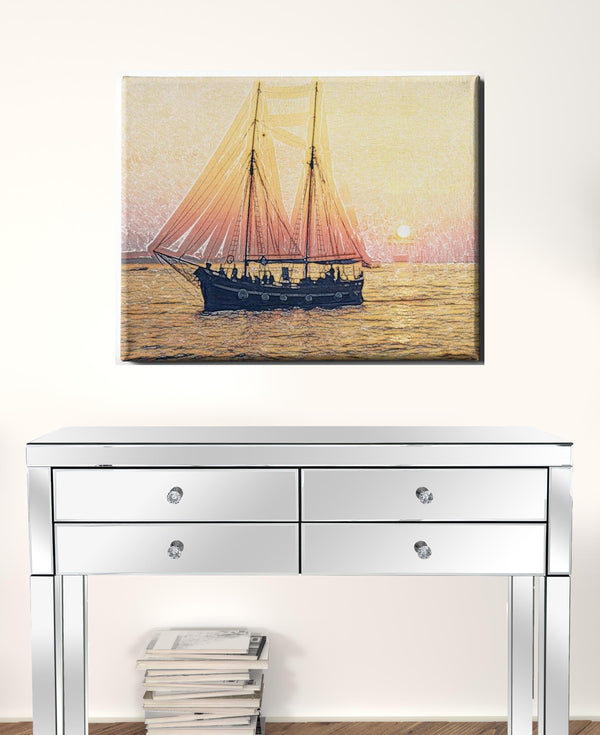 Homeroots Wrapped Canvas Print Wall Art  Premium Stretched Canvas 471479