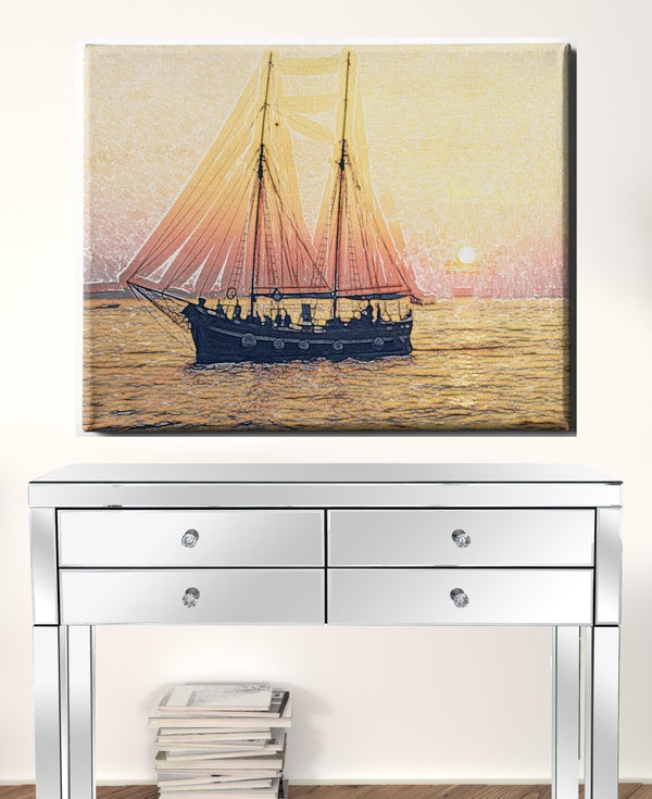 Homeroots Wrapped Canvas Print Wall Art  Premium Stretched Canvas 471480