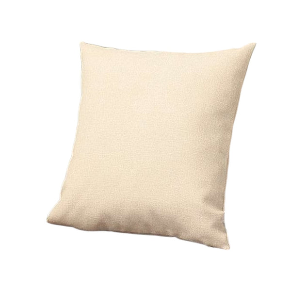 Homeroots Set Of Two 18" Ivory Fabric Throw Pillows   471700