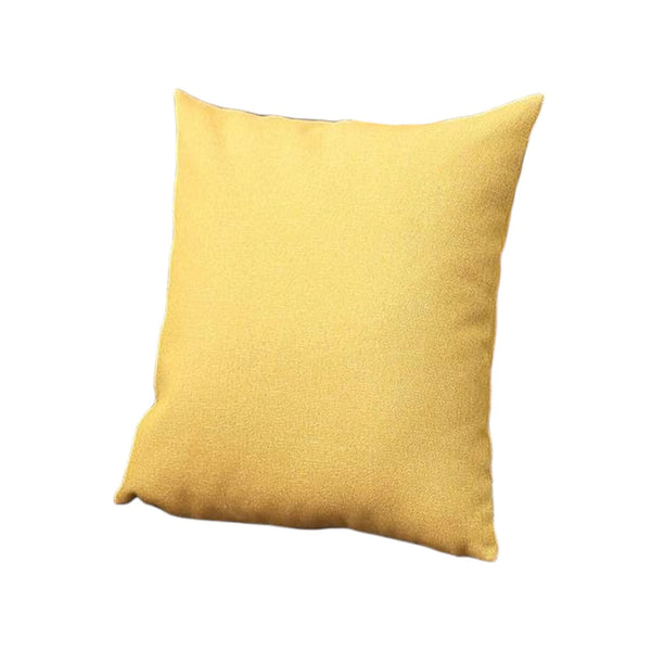 Homeroots Set Of Two 18" Yellow Fabric Throw Pillows   471703