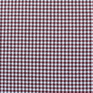 Homeroots Set Of Two 12" X 20" Red And White Houndstooth Fabric Lumbar Throw Pillows   471707