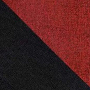 Homeroots Set Of Two 3" Red And Black Throw Pillow   471720