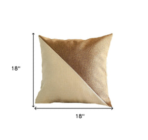 Homeroots Set Of Two 18" X 18" Polyester Zippered Pillow   471725