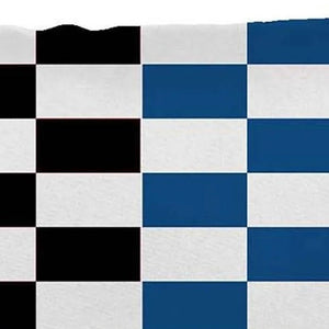 Homeroots Set Of Two 18" X 18" Blue And Black Polyester Abstract Zippered Pillow   471792