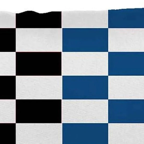 Homeroots Set Of Two 18" X 18" Blue And Black Polyester Abstract Zippered Pillow   471792