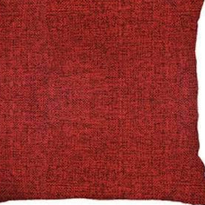 Homeroots Set Of Four Red Throw Pillow   471813