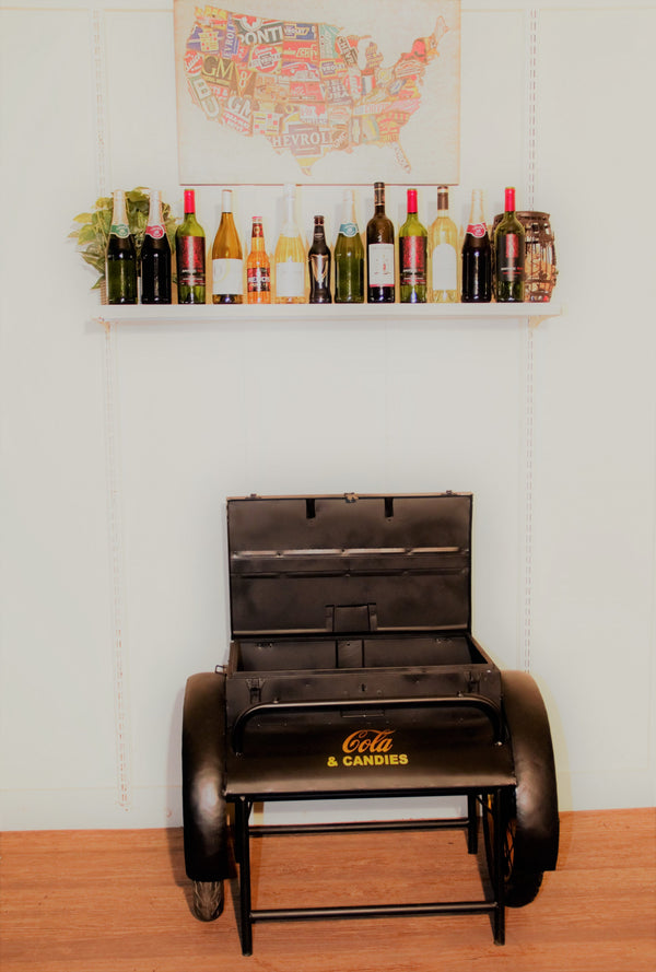 Homeroots 27" Black Steel End Table   471929