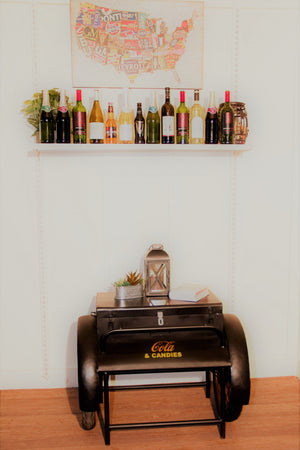 Homeroots 27" Black Steel End Table   471929