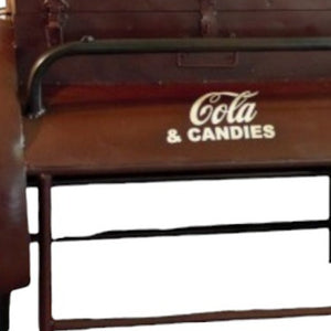 Homeroots 27" Maroon Steel End Table   471931