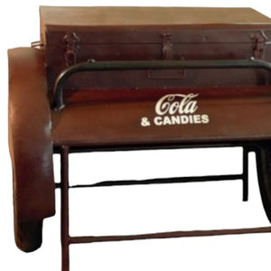 Homeroots 27" Maroon Steel End Table   471931