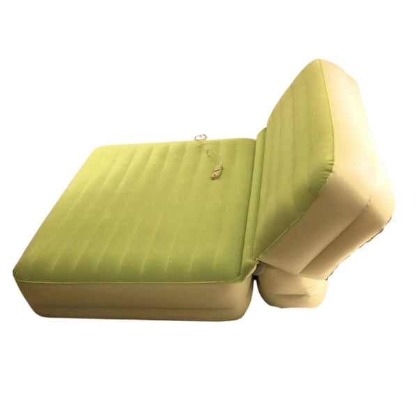 HomeRoots Incline Adjustable King-Size Air Mattress with Plush Velvet Top & Built-in Pump for Comfort & Ease 471937