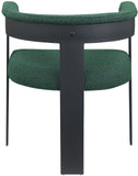 Romeo Green Boucle Fabric Dining Chair 471Green-C Meridian Furniture