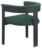 Romeo Green Boucle Fabric Dining Chair 471Green-C Meridian Furniture