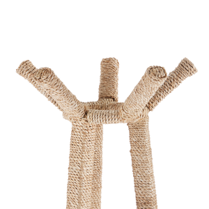 Rolo Rope Coat Rack - Handcrafted Bohemian Design with Natural Materials for Stylish Entryway Storage