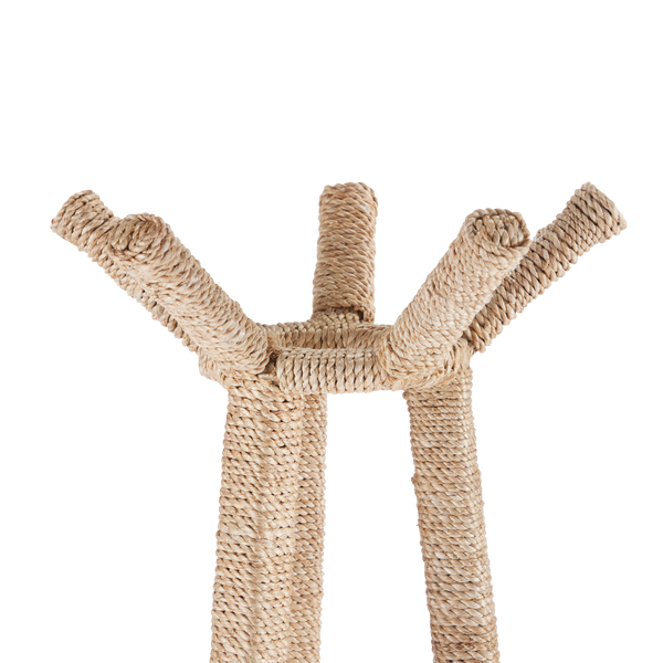 Rolo Rope Coat Rack - Handcrafted Bohemian Design with Natural Materials for Stylish Entryway Storage