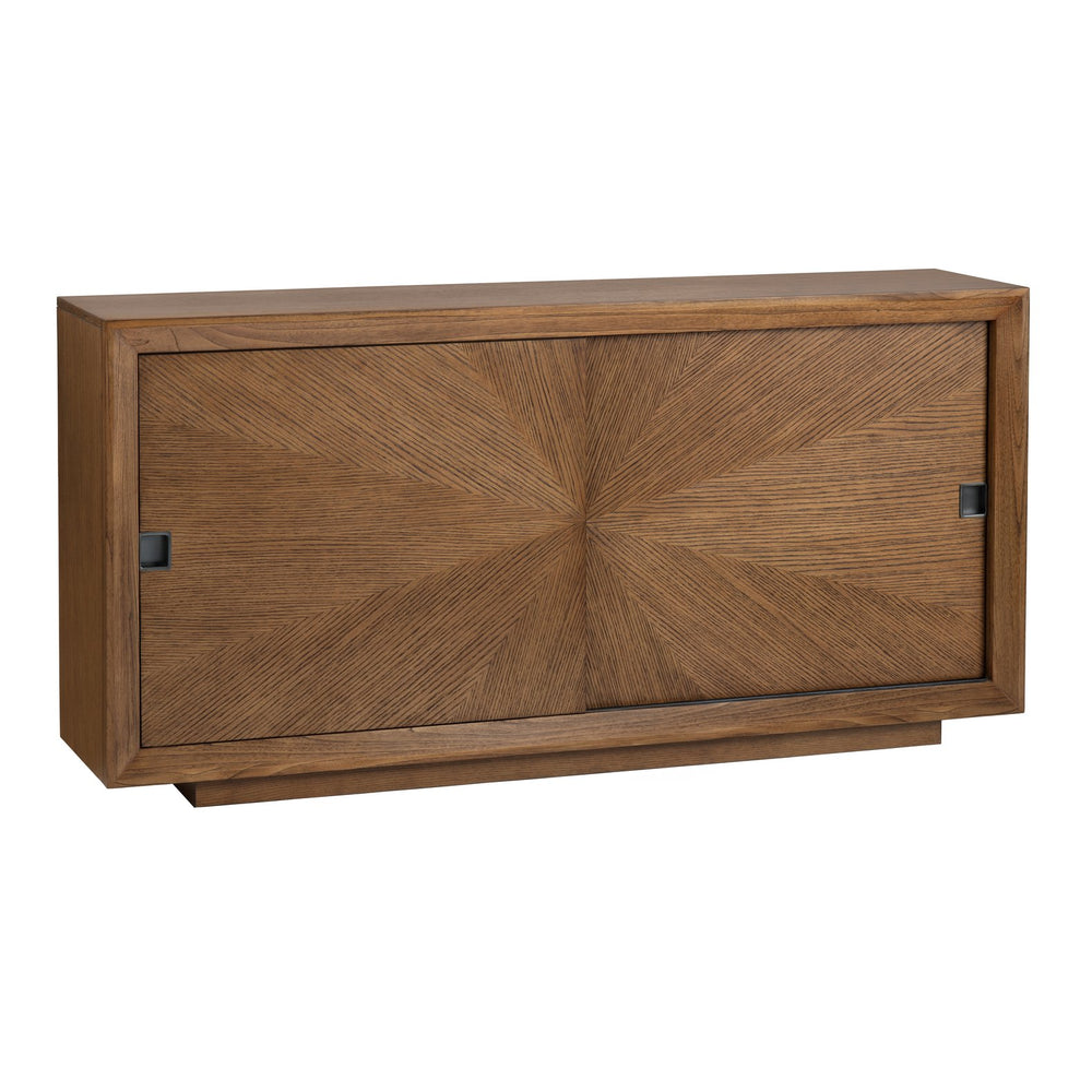 Crestview Collection Transitional Sideboard: Premium Mindi Wood Tv Stand With Adjustable Shelves & Cord Management Solutions Brown Solid Wood Cvfdr1160