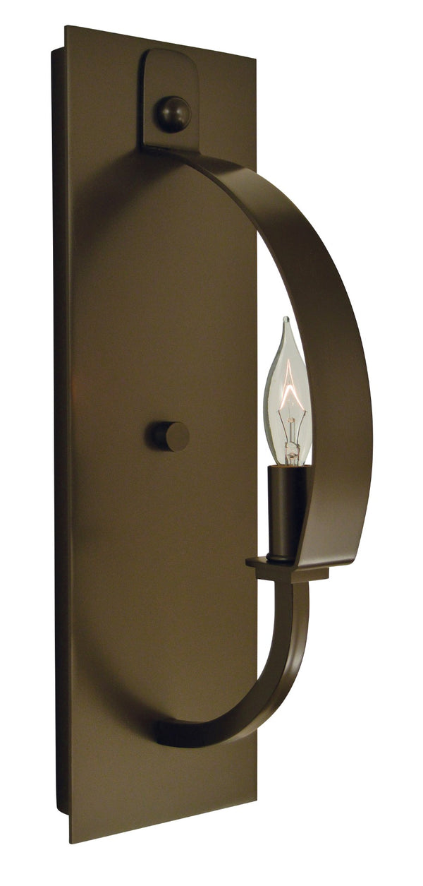 Framburg 1-light Luna Sconce - Handcrafted Elegance With Soft Indirect Lighting For A Cozy Atmosphere Mahogany Bronze Metal 4721 Mb