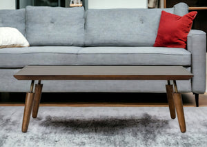 Homeroots Mid Century Modern Acacia Coffee Table   472140