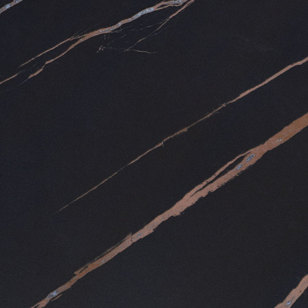 Homeroots Modern Large Black And Gold Ceramic Coffee Table   472145