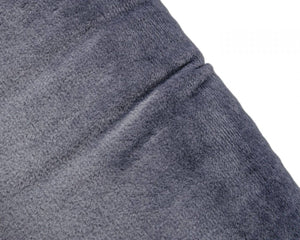 Homeroots Set Of Two Gray Velvet Dining Chairs  Metal 472209