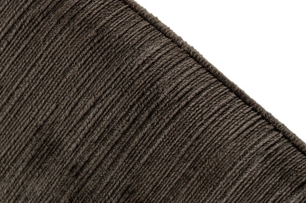 Homeroots Set Of Two Brown And Black Upholstered Fabric Dining Side Chairs  Metal 472216