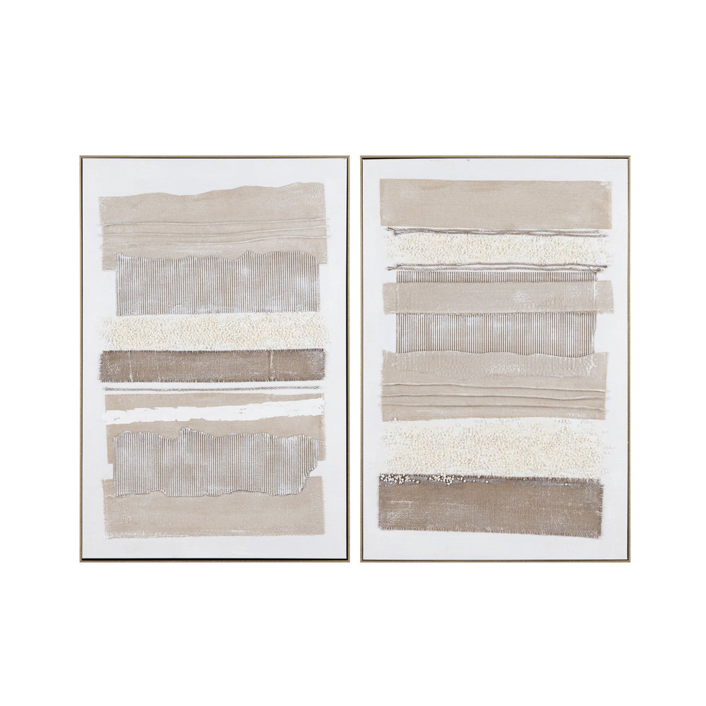 Crestview Collection Frayed Lines Wall Decor By Crestview - Elegant China Art Piece For Stylish Home Interiors Decor   Cvtop3503
